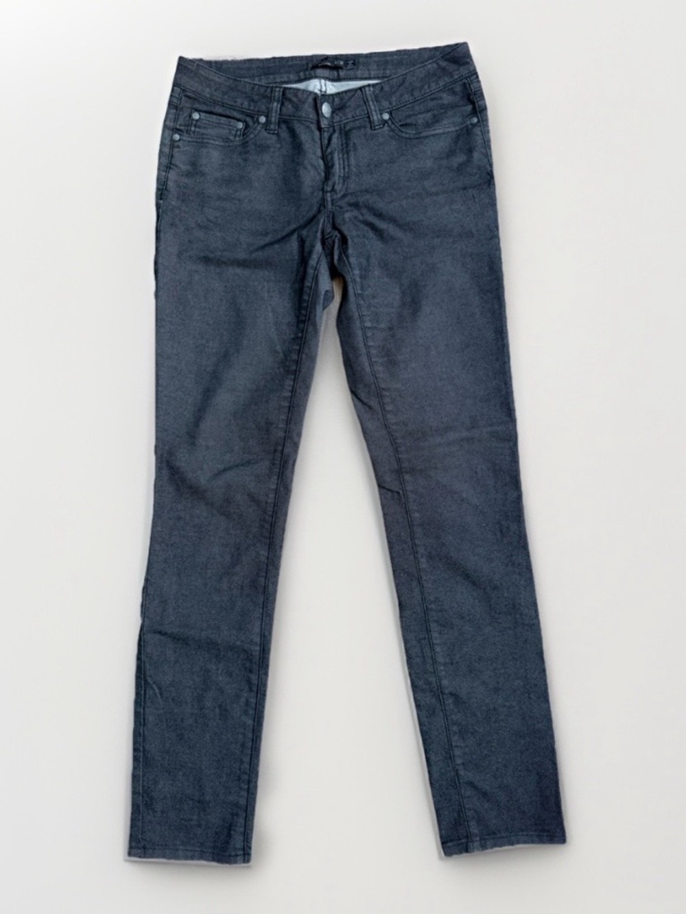 prAna Jeans Womens Size 6 28 Black Wash Straight Slim Leg Pockets Casual Outdoor